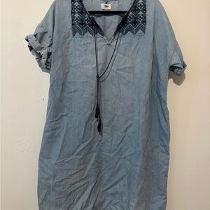 🎉Blue Denim Top Dress